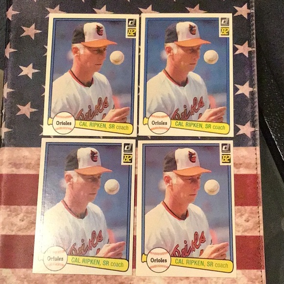 Donruss Other - CAL RIPKEN, SR, coach Orioles, baseball cards, 1982 Donruss, MLB